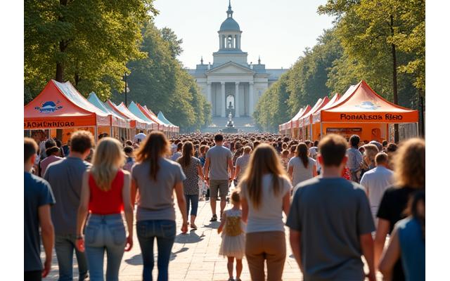 Bendruomenės renginys Vilniuje, kuriame dalyvauja Pinigų Rato Finansavimas