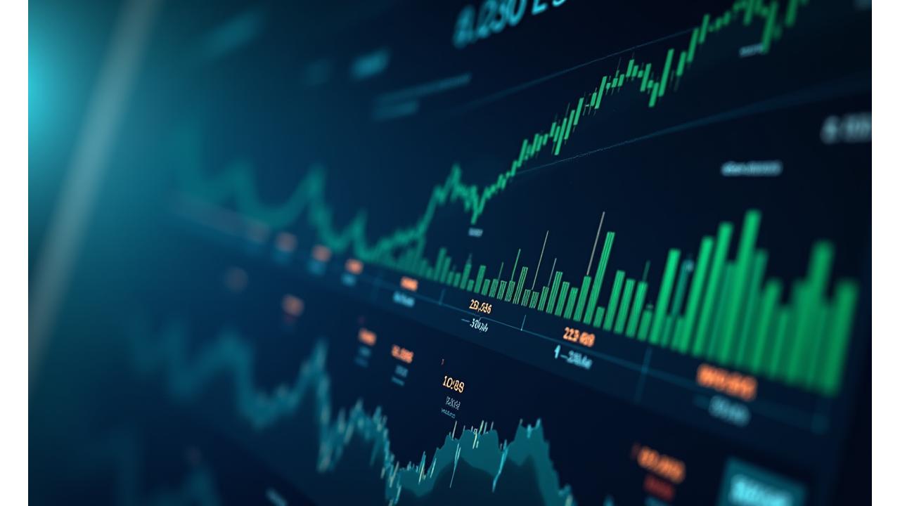 Realaus laiko išmokėjimo baneris, rodantis greitą finansinių operacijų eigą